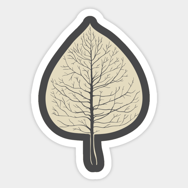 Tree leaf Sticker by Ideabuk